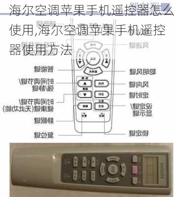 海尔空调苹果手机遥控器怎么使用,海尔空调苹果手机遥控器使用方法