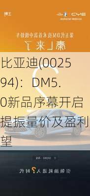 比亚迪(002594)：DM5.0新品序幕开启 提振量价及盈利展望