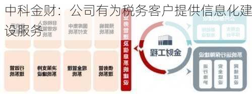 中科金财：公司有为税务客户提供信息化建设服务