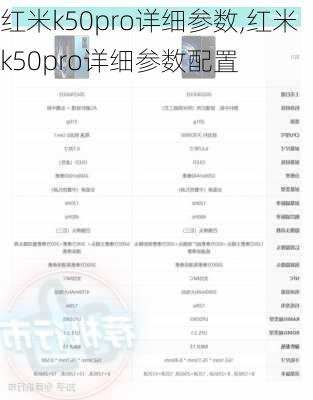 红米k50pro详细参数,红米k50pro详细参数配置