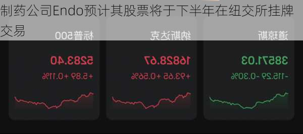 制药公司Endo预计其股票将于下半年在纽交所挂牌交易