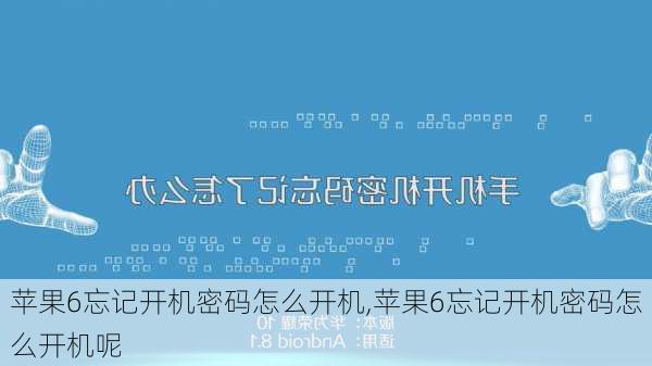 苹果6忘记开机密码怎么开机,苹果6忘记开机密码怎么开机呢