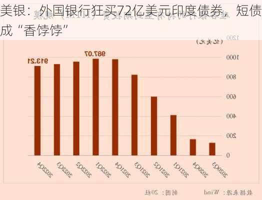 美银：外国银行狂买72亿美元印度债券，短债成“香饽饽”