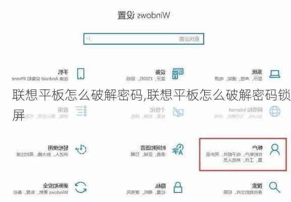 联想平板怎么破解密码,联想平板怎么破解密码锁屏