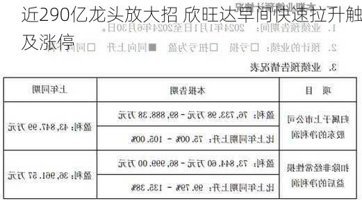 近290亿龙头放大招 欣旺达早间快速拉升触及涨停