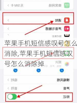 苹果手机短信感叹号怎么消除,苹果手机短信感叹号怎么消除掉