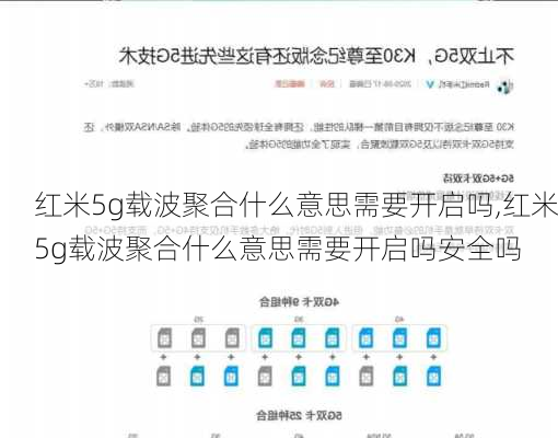 红米5g载波聚合什么意思需要开启吗,红米5g载波聚合什么意思需要开启吗安全吗