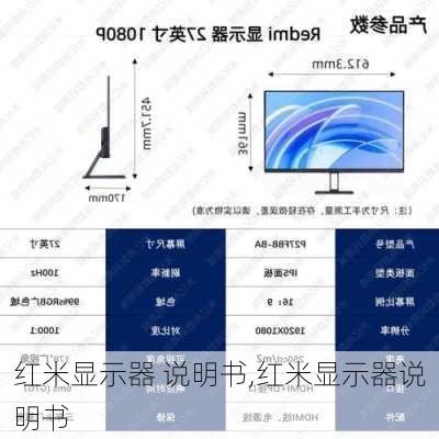 红米显示器 说明书,红米显示器说明书