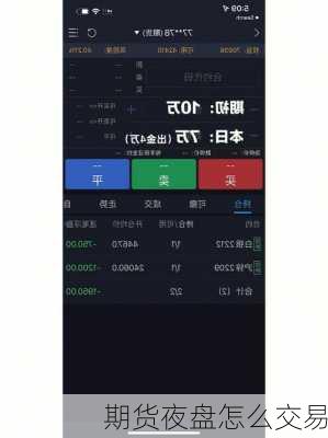 期货夜盘怎么交易