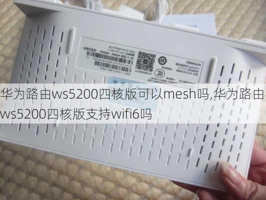 华为路由ws5200四核版可以mesh吗,华为路由器ws5200四核版支持wifi6吗