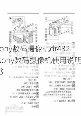 sony数码摄像机dr432,sony数码摄像机使用说明书