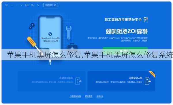 苹果手机黑屏怎么修复,苹果手机黑屏怎么修复系统