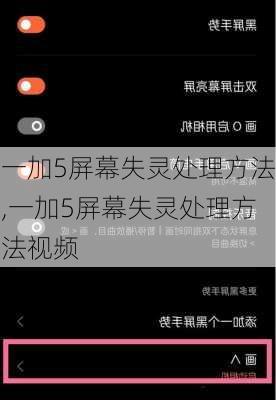 一加5屏幕失灵处理方法,一加5屏幕失灵处理方法视频