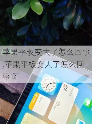 苹果平板变大了怎么回事,苹果平板变大了怎么回事啊