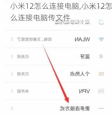 小米12怎么连接电脑,小米12怎么连接电脑传文件