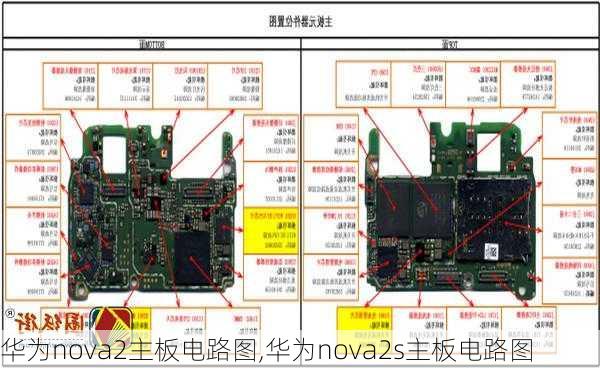 华为nova2主板电路图,华为nova2s主板电路图