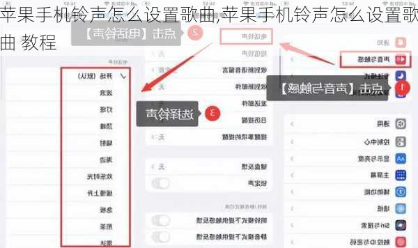 苹果手机铃声怎么设置歌曲,苹果手机铃声怎么设置歌曲 教程