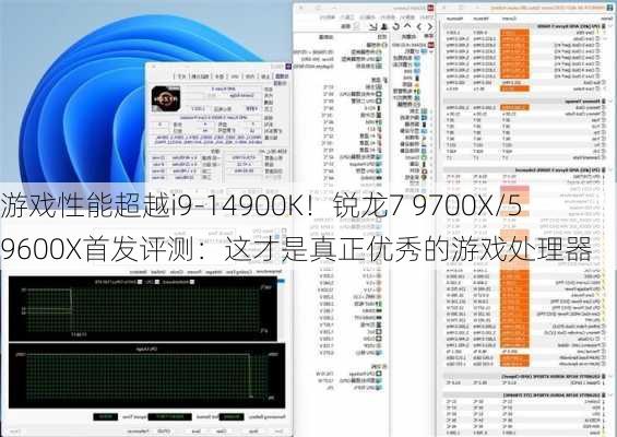 游戏性能超越i9-14900K！锐龙7 9700X/5 9600X首发评测：这才是真正优秀的游戏处理器