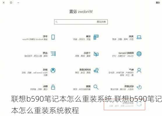 联想b590笔记本怎么重装系统,联想b590笔记本怎么重装系统教程