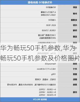 华为畅玩50手机参数,华为畅玩50手机参数及价格图片