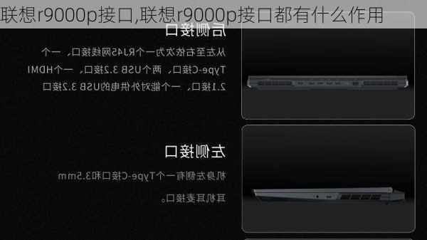 联想r9000p接口,联想r9000p接口都有什么作用