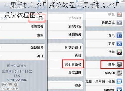 苹果手机怎么刷系统教程,苹果手机怎么刷系统教程图解