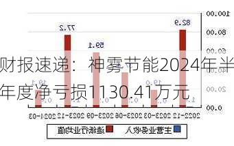 财报速递：神雾节能2024年半年度净亏损1130.41万元