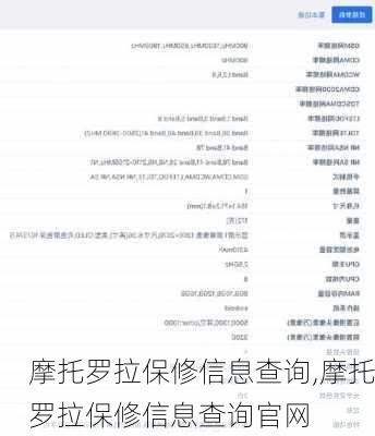 摩托罗拉保修信息查询,摩托罗拉保修信息查询官网