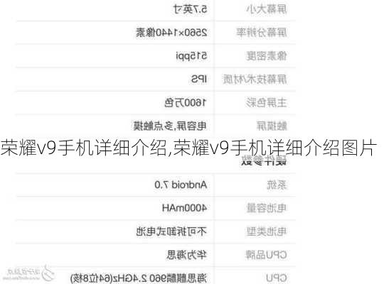 荣耀v9手机详细介绍,荣耀v9手机详细介绍图片
