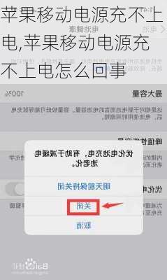 苹果移动电源充不上电,苹果移动电源充不上电怎么回事