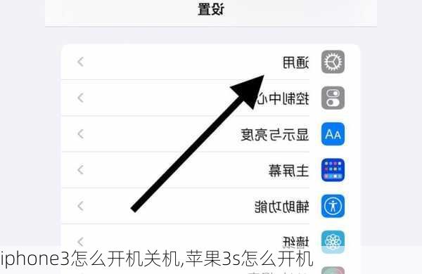 iphone3怎么开机关机,苹果3s怎么开机