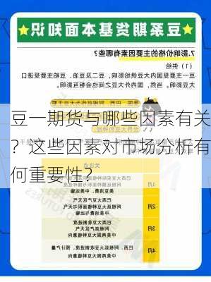 豆一期货与哪些因素有关？这些因素对市场分析有何重要性？