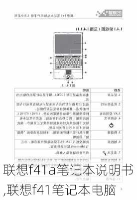 联想f41a笔记本说明书,联想f41笔记本电脑