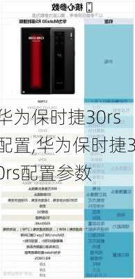 华为保时捷30rs配置,华为保时捷30rs配置参数