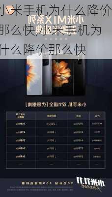 小米手机为什么降价那么快,小米手机为什么降价那么快