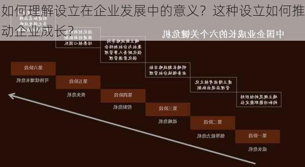 如何理解设立在企业发展中的意义？这种设立如何推动企业成长？