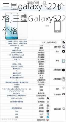 三星galaxy s22价格,三星GalaxyS22价格