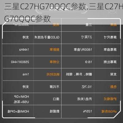 三星C27HG70QQC参数,三星C27HG70QQC参数