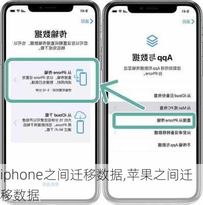 iphone之间迁移数据,苹果之间迁移数据