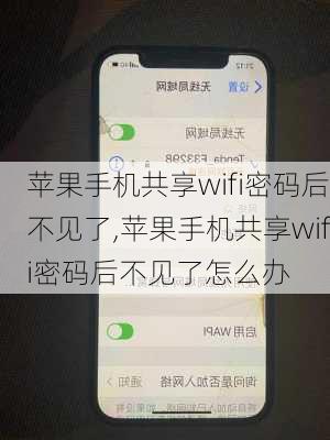 苹果手机共享wifi密码后不见了,苹果手机共享wifi密码后不见了怎么办