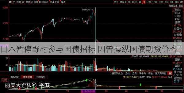 日本暂停野村参与国债招标 因曾操纵国债期货价格