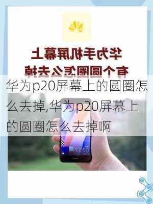 华为p20屏幕上的圆圈怎么去掉,华为p20屏幕上的圆圈怎么去掉啊