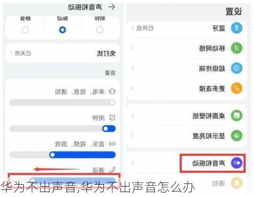 华为不出声音,华为不出声音怎么办