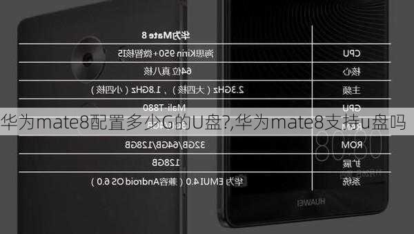 华为mate8配置多少G的U盘?,华为mate8支持u盘吗