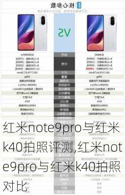 红米note9pro与红米k40拍照评测,红米note9pro与红米k40拍照对比