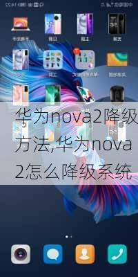 华为nova2降级方法,华为nova2怎么降级系统