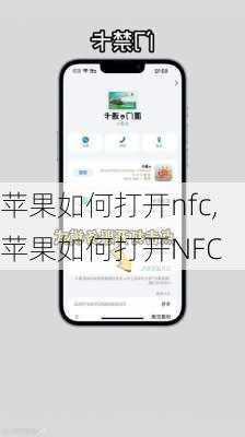 苹果如何打开nfc,苹果如何打开NFC