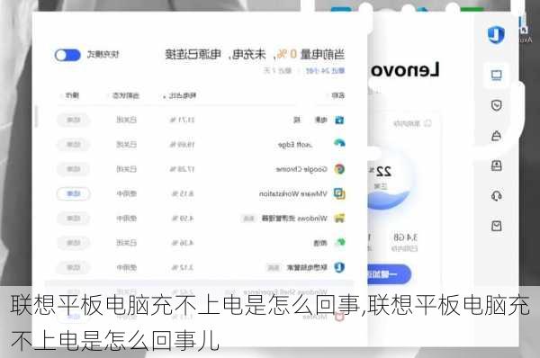 联想平板电脑充不上电是怎么回事,联想平板电脑充不上电是怎么回事儿