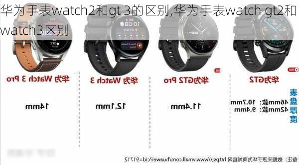 华为手表watch2和gt 3的区别,华为手表watch gt2和watch3区别