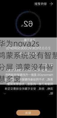 华为nova2s鸿蒙系统没有智慧分屏,鸿蒙没有智慧多窗